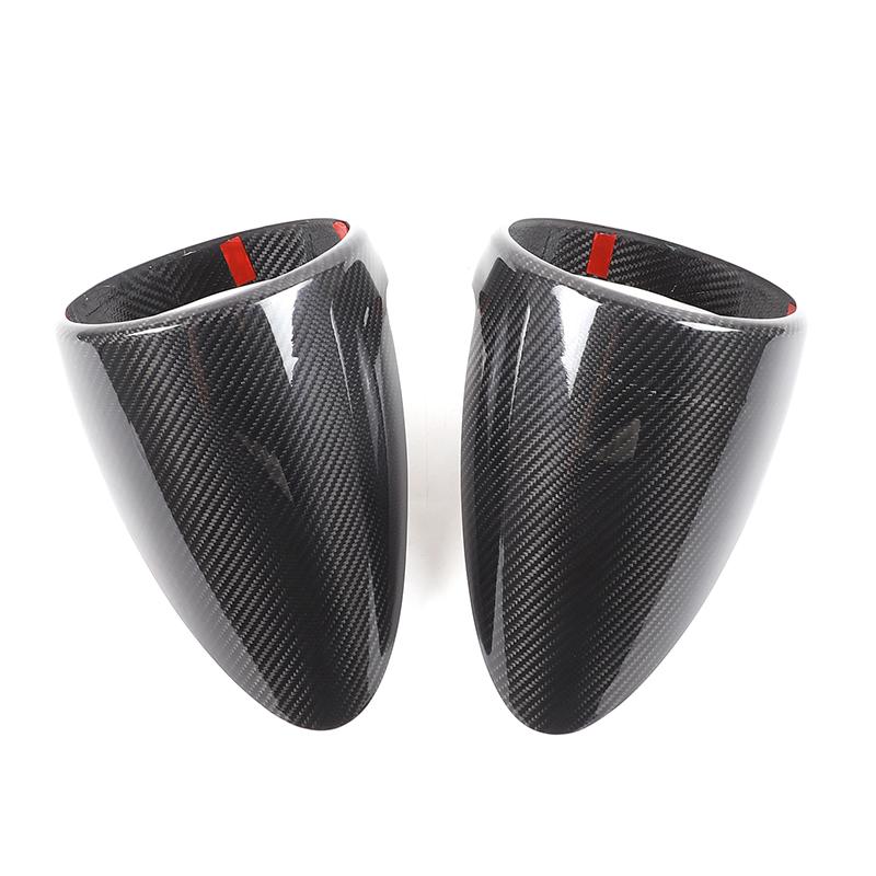 

For Ferrari 458 2011-2016 Real Carbon Fiber Rear Boot Light Cap Covers Taillight Lamp Trim Caps Car Styling
