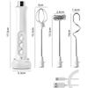 USB Electric Milk Frother 3 Whisk USB Charger Bubble Maker Coffee Foamer with 3 Modes Handheld Egg Beater Mixer Drink Blender