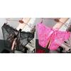 Lace Seamless Open Crotch Panties with Bow - Women's Sexy, Breathable, and Charming Design