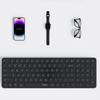 Rapoo 99-Key Wireless/Bluetooth Multi-Mode Keyboard, Ultra-Thin Compact Portable Wireless Keyboard, Dark Gray