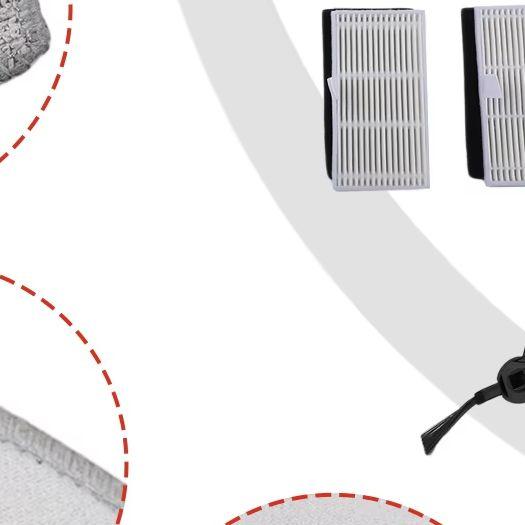 For Uninell UR3 Robot Vacuum Parts Side Brush HEPA Filter Mop Cloth Dust Bag Kit Replacement Accessories Set Mopping Pads Dust