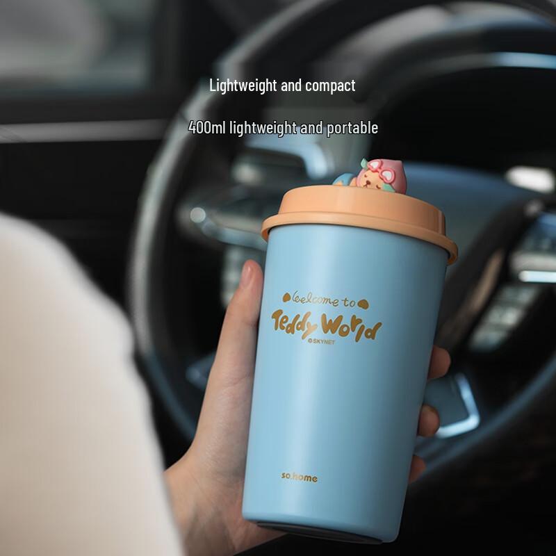

Sohome Teddy Collection Peach Warm Hand Mug