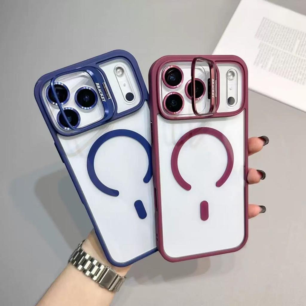 Lens holder Magnetic attraction is suitable for Apple iPhone11promax mobile phone case, the new 11 transparent all-inclusive anti-drop case.
