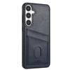 AZNS K1 Series For Samsung Galaxy S24 FE Case Calf Texture Anti-Drop PU+TPU Phone Cover with 2 Card Slot