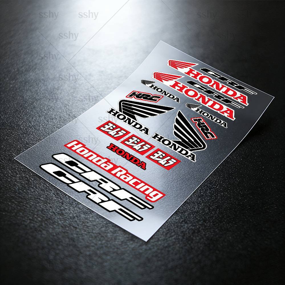 For HONDA Reflective Motorcycle Stickers, 3M Safety Warning At Night In the Dark Scooter Helmets