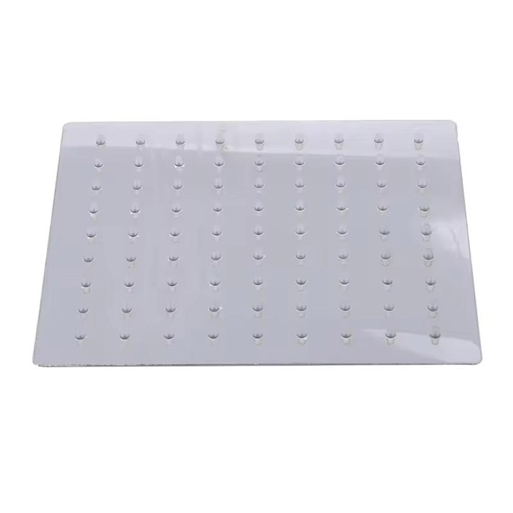 

Stainless Steel Waterfall Shower Heads 6/8/10 Inch Bathroom Shower Top Sprayer S-Square