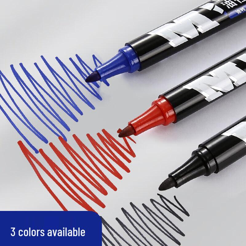 M&G M01 Black Single-Head Large-Tip Marker Pen