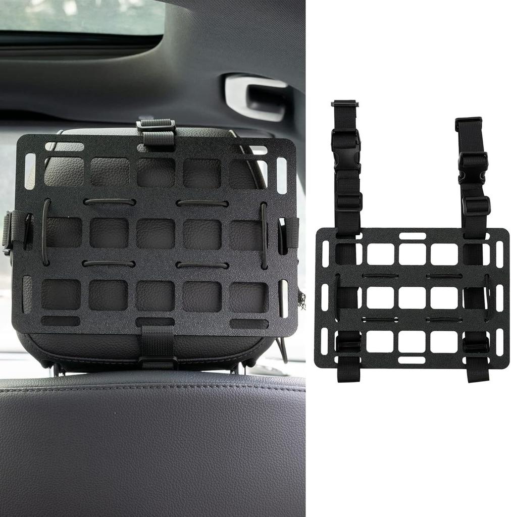 Tactical Car Seat Back Headrest Visor Organizer Military Vehicles Gun Rack Protector Cover Auto Accessories Rigid Storage