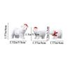 Home Decoration Craft Garden Decor Polar Bear Figurines Ornament DIY Accessories Christmas