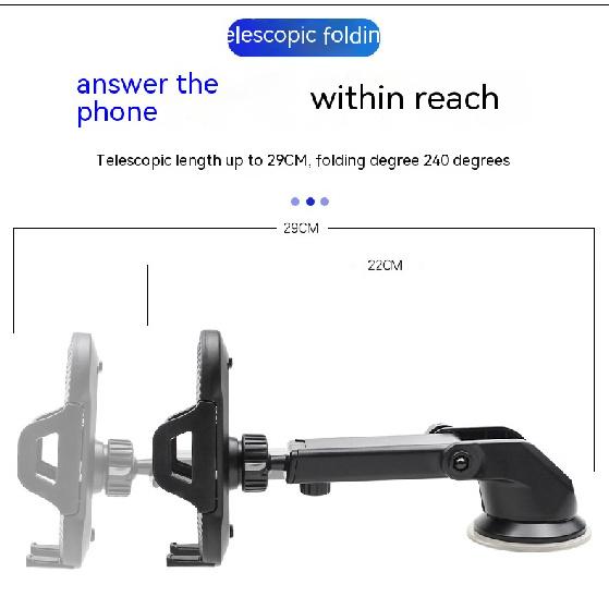 2pcs Mobile Phone Holder Car Vent Dashboard Air Conditioning Vent Mobile Phone Navigation Bracket
