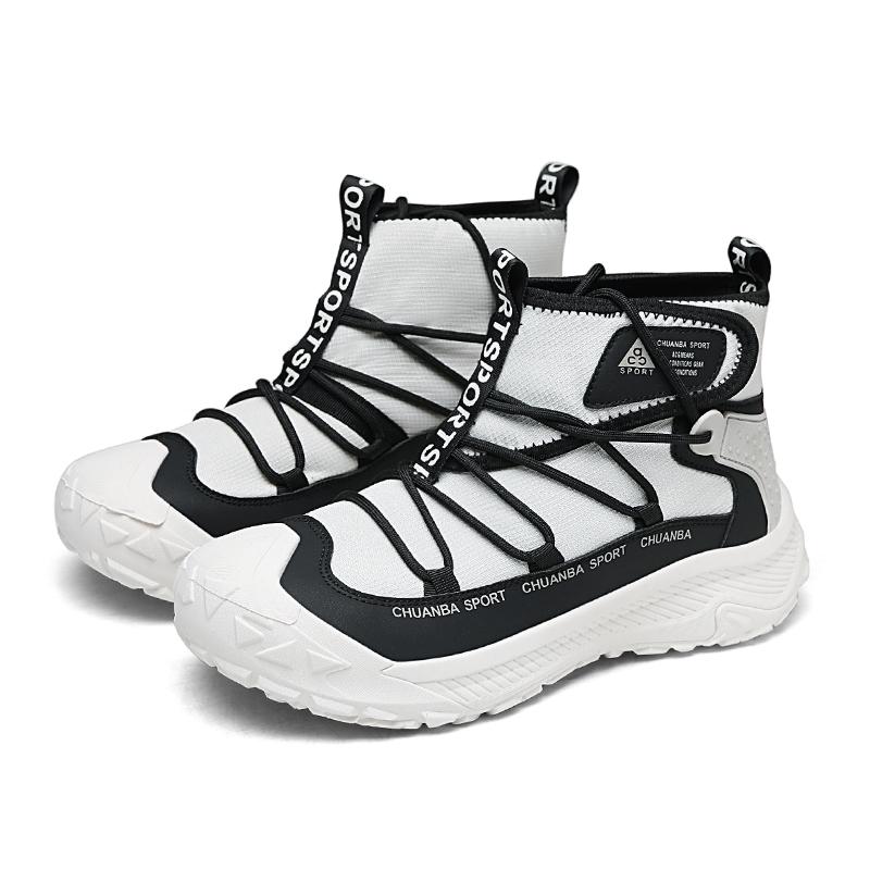 Outdoor Walking Shoes Men Fashion High top Casual Boots Men Platform Breathable Hiking Shoes For Men Trekking Boots