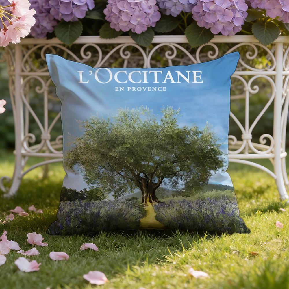 L-L'Occitane Cushion Cover Home & Car Dual-Scene Pillow Cover: Reversible for Premium Comfort