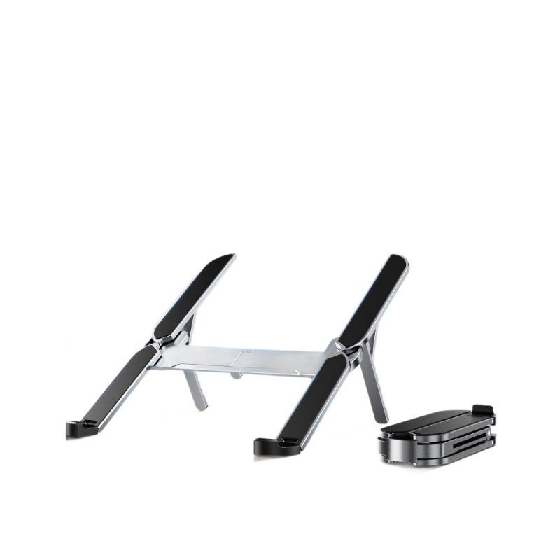 Aluminum Alloy Folding Desktop Laptop Stand for Cooling and Height Adjustment (Compatible with Apple Laptops)