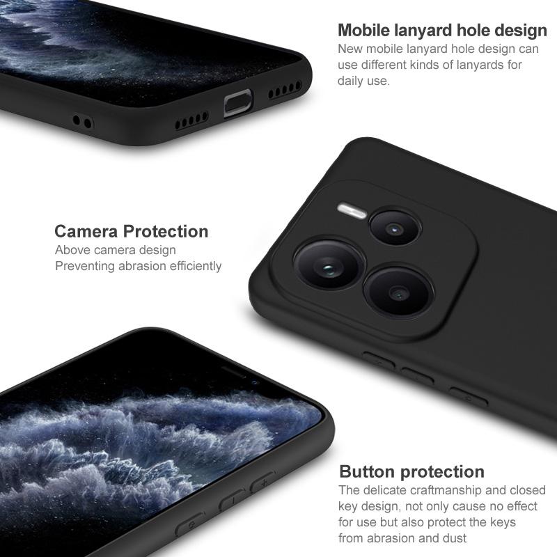 IMAK UC-3 Serie für Xiaomi Redmi Note 14 5G Hülle Matt Anti-Fingerabdruck Weiche TPU Hülle