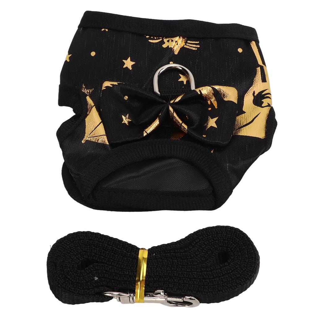 Rabbit Harness Leash Adjustable Soft Nylon Bunny Vest for Rabbit Ferret Bunny Kitten Guinea PigL