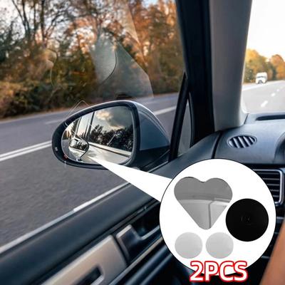 2Pcs Adjustable Angle Blind Spot Mirrors Wide Angle Rear View Mirrors  Automotive Exterior