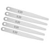 5pcs 0.2Celsius0.3 Stainless Steel Feeler Gauge Ruler Welding Inspection Tool(0.2)