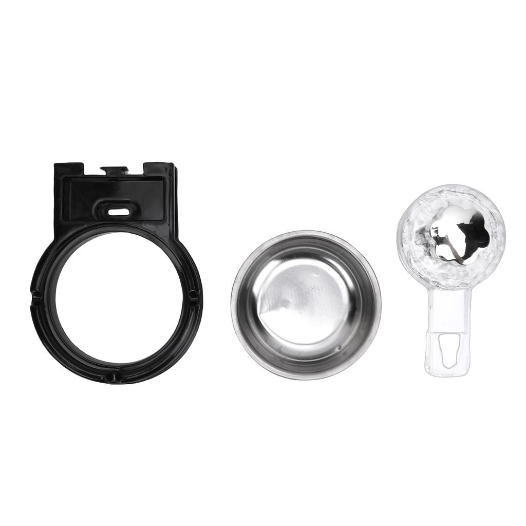Wall Mounted Ashtray Space Saving Stainless Steel Ashtray with Strong Suction Cup for Toilet Office Hotel Black