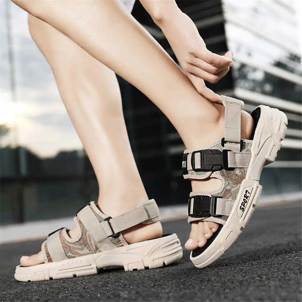 Fashion Size 43 Light Weight Man's Novelty Slippers Fat Sneakers Shoes Sandals Beach Sports Releases Outside Global Brands Stylish