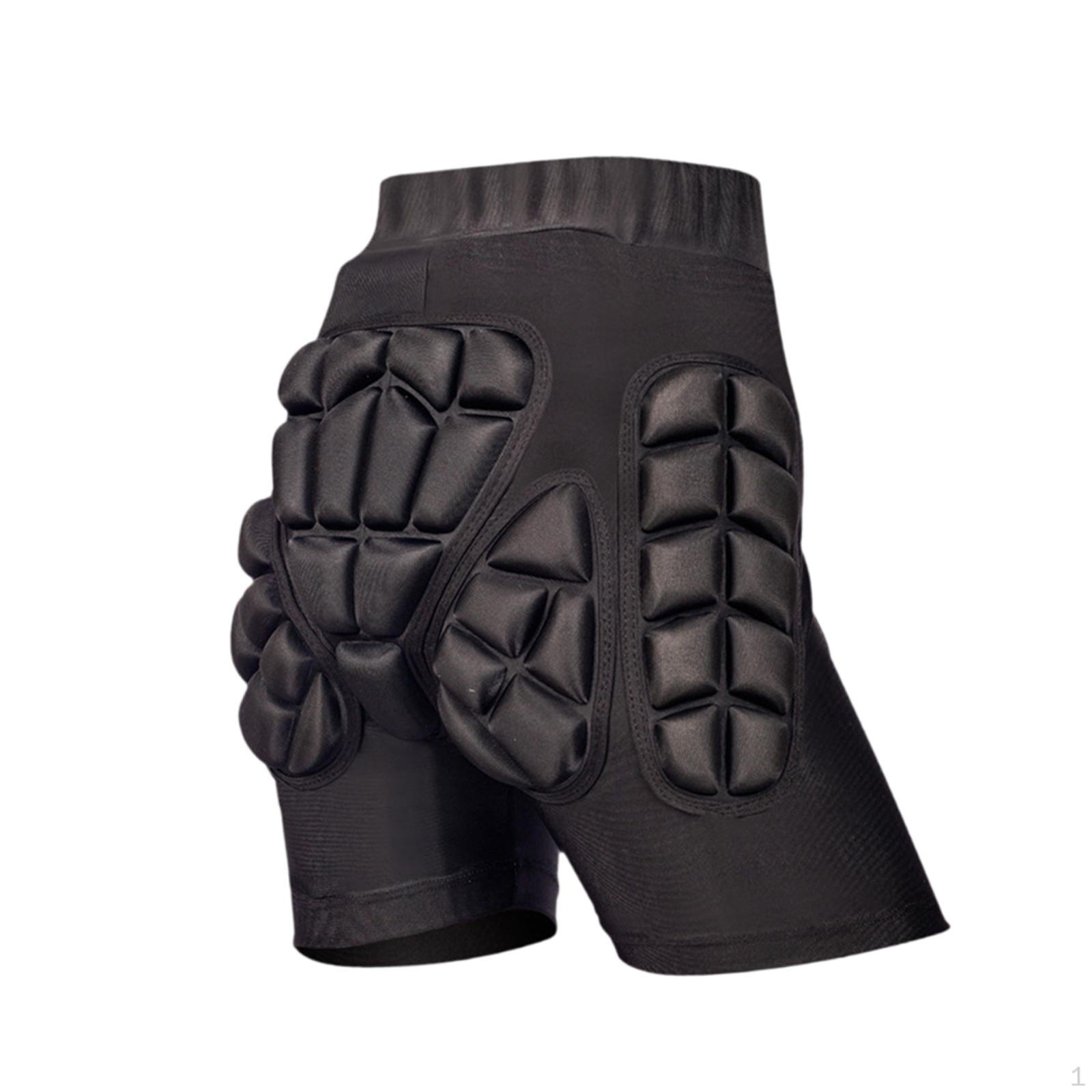 

3D защита бедер мягкие шорты высокая эластичная спортивная одежда подушка накладка защитное снаряжение для XL