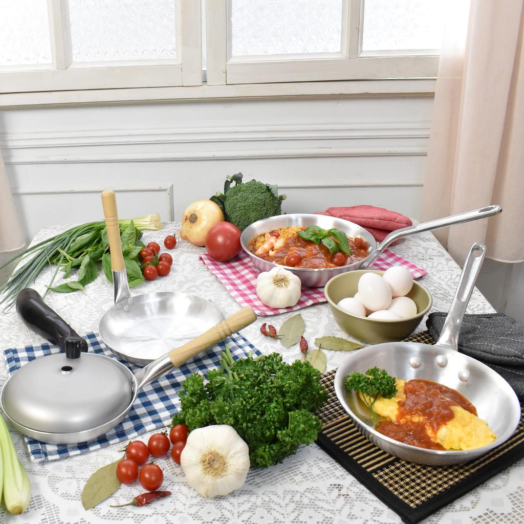 Akao Aluminum DON Oyako Deep Standing Aluminum with Natural Wood AOY271 Pot, Handle, 18cm, Handle, Japan,