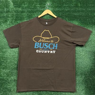 Welcome To Busch Light Country T-shirt Size Large