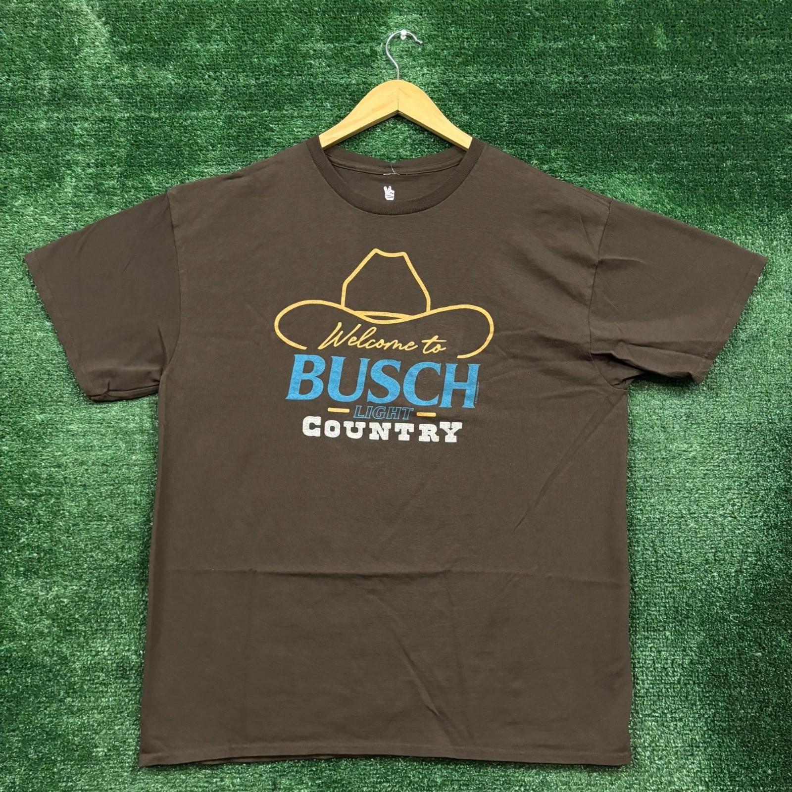 Welcome to Busch Light Country T-shirt Size Large XL