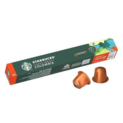 Starbucks Single Origin Colombia Coffee Pods (10 Capsules) | Nespresso Compatible | Single Serve | Medium Roast