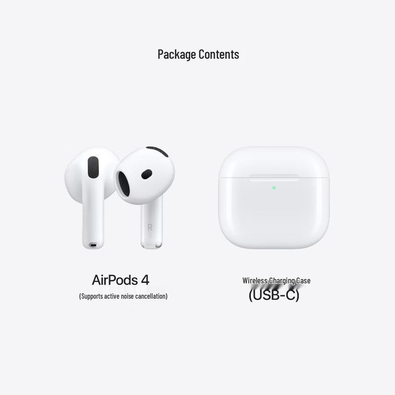 Apple AirPods 4 with ANC and USB-C Wireless Charging Case