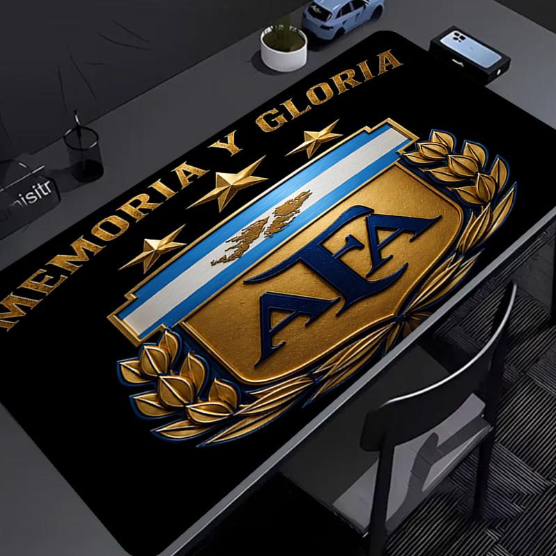 Argentina Football Mouse Pad - Non-Slip Rubber Base, Smooth Surface for Work,Gaming,Office,And Home Use, Desk Mouse Pad