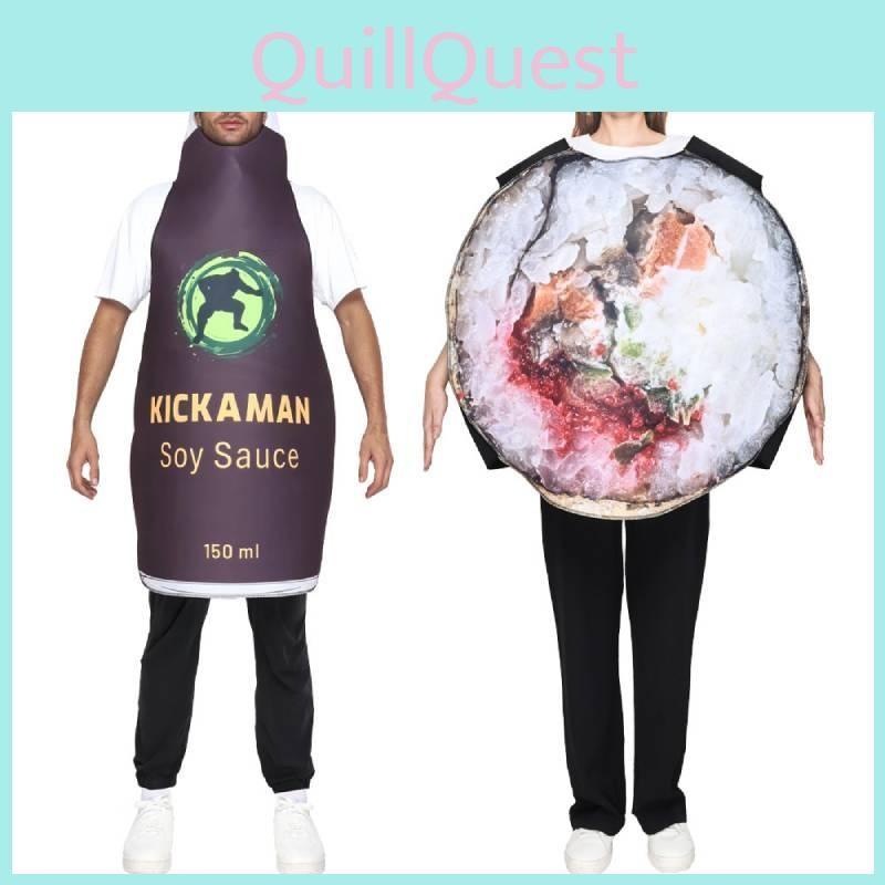 And Sushi Soy Sauce Combination Set Halloween Party And Costumes Performance