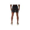 Asics Brand Logo Print Breathable Slim Fit Drawstring Sports Shorts Men Bottoms Black 2011C614-001