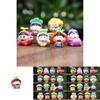 16pcs Crayon Shin Chan Fruit Shape Design Model Ornament Set For Kids And Teens