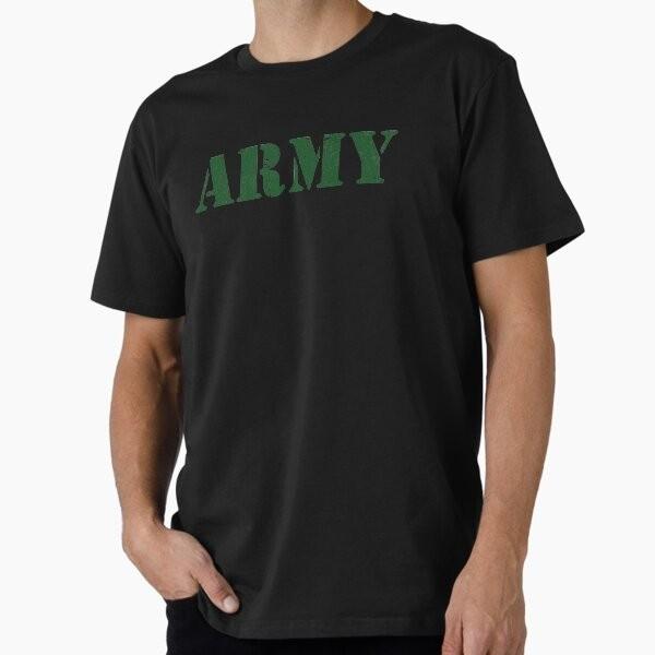 Unisex Cotton Short Sleeve Vintage US Army Classic Military Logo Premium T-Shirt S-3XL