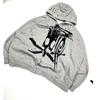 Y2K Punk Streetwear Hooded Long Sleeve Zip-Up Graphic Sweatshirt Women Loose Fit Dark Aesthetic