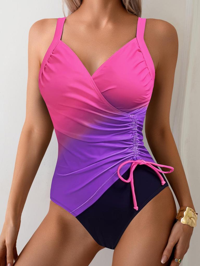 2025 Seksikas Liibuv Nööriga Ühes tükis Bikiini - Uued Euroopa ja Ameerika Kuumaveeallika Ujumisriided