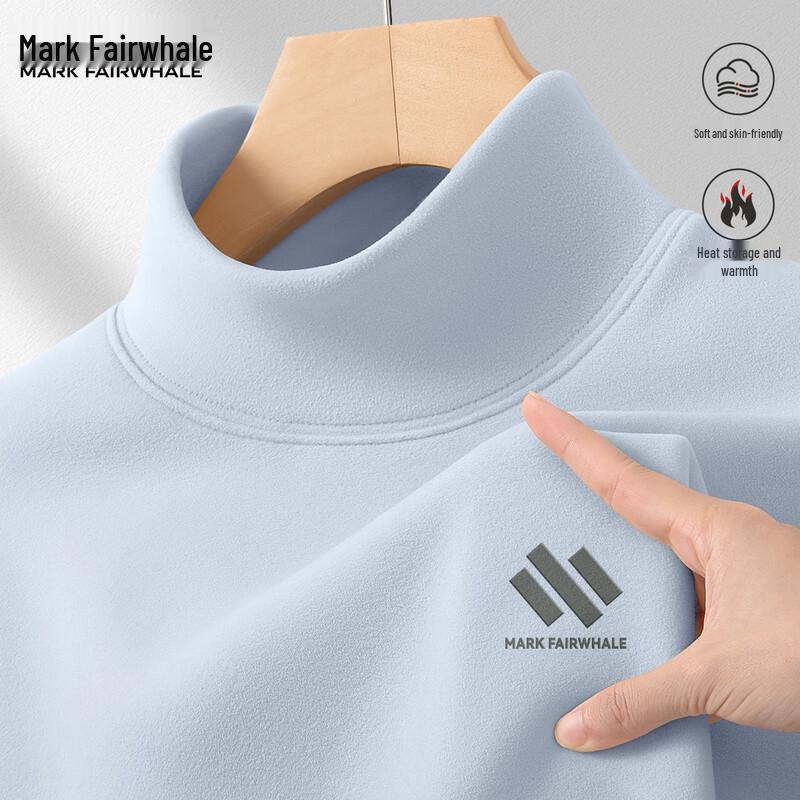 Mark Fairwhale Men's Thermal Semi-High Collar T-Shirt