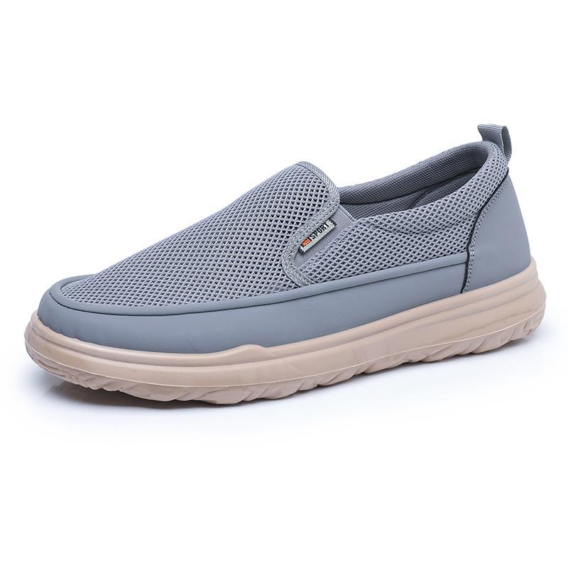 Shoes Men's Spring and Summer Breathable Mesh Fashionable Breathable Sports One Pedal Simple Lazy Shoes Men's Casual Single Shoes