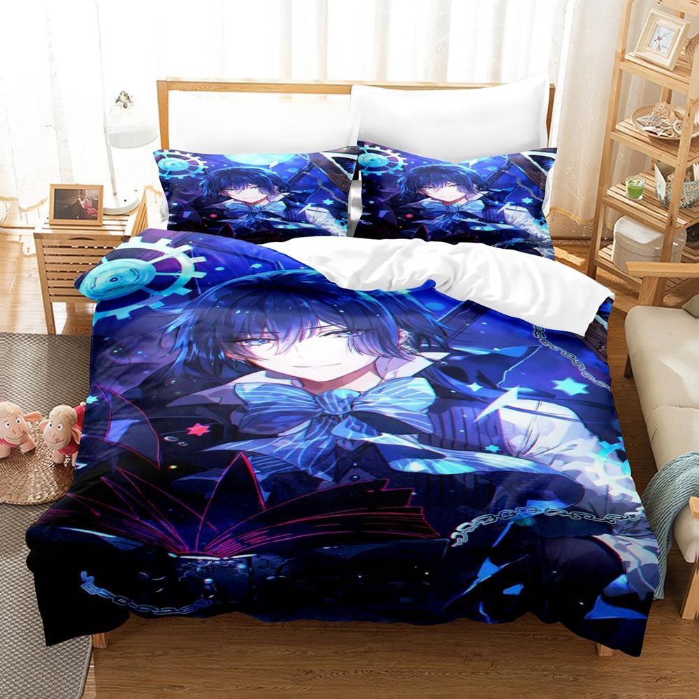 3D Print Anim The Case Study Of Vanitas Bedding Set Single Twin Full Queen King Size Bed Set Adult Kid Bedroom Duvet Cover Sets