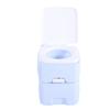 5.2 Gal Portable Camping Toilet Leakproof Indoor Outdoor Toilet with Detachable Waste   for Hiking Travel