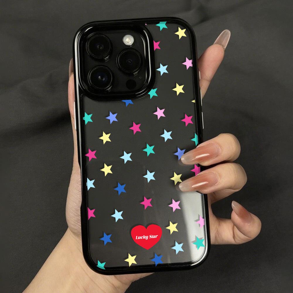 Acrylic Phone Case for iPhone 11 12 13 14 Pro 12 14 16 Pro Max for Samsung A16 A36 A56 S24 FE High-quality Painted Anti-fall Mobile Phone Case