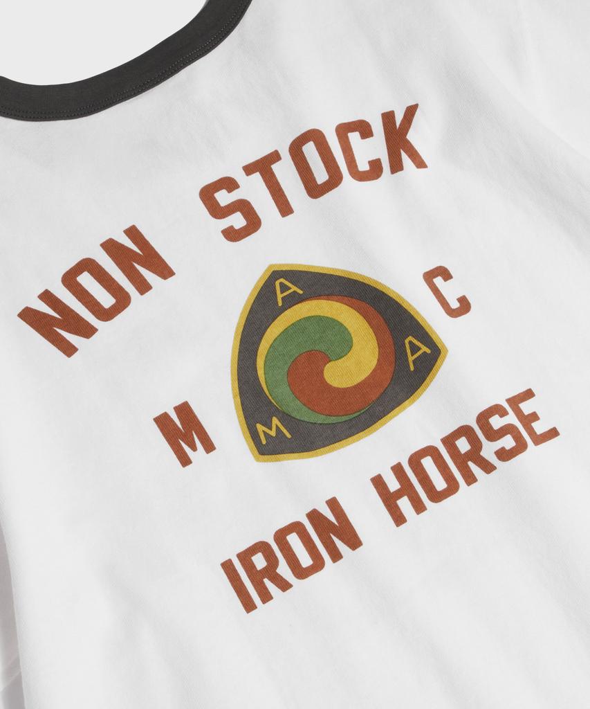 Beulonseun Retro Motorcycle Graphic Tee White