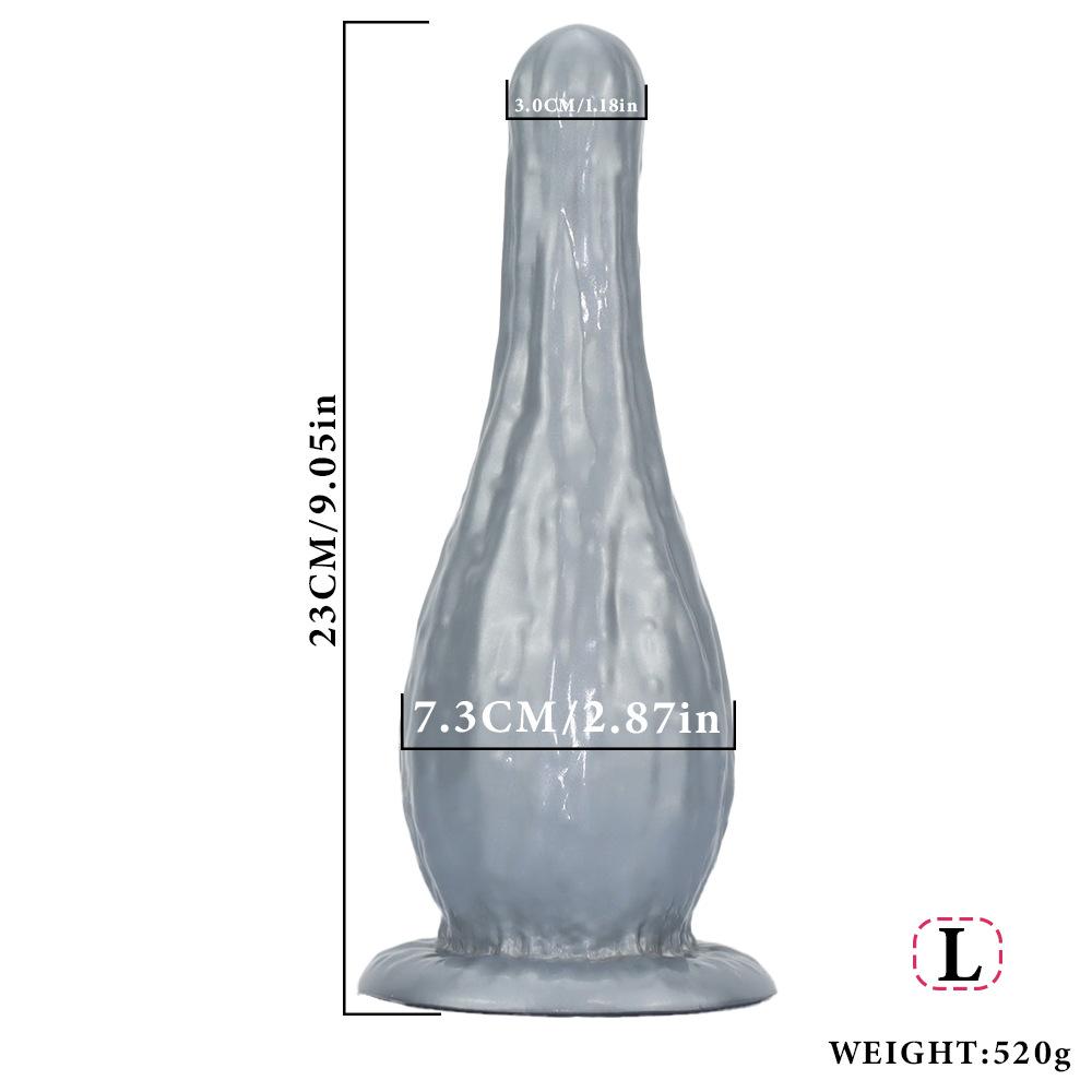 Silicone Penis Anal Plug SM Rear End Toy Male Female Adult Intimate Anal Play