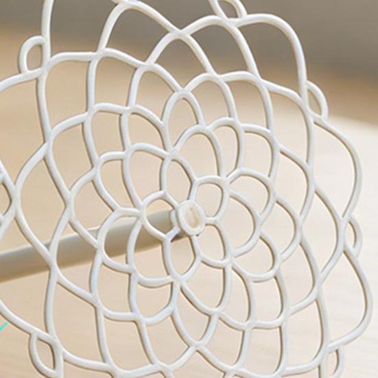 2 Stück Blumenarrangement-Halter Modernes Plastik-Blumenfrosch Stielhalter Gitter-Vasen Deckel für Zuhause Party Hochzeit Tisch-Mittelstück