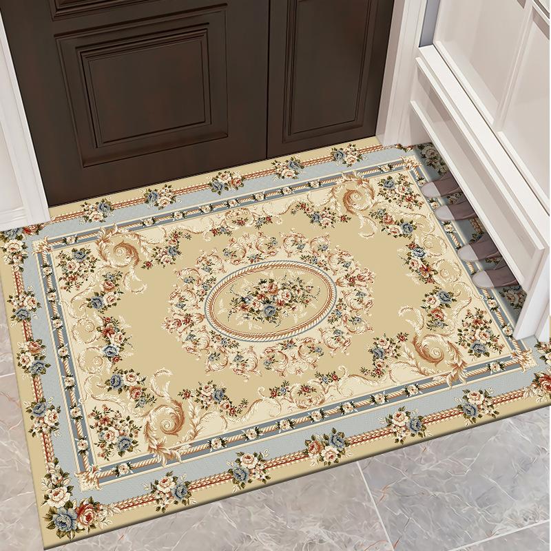 Entrance Door Mat Living Room Carpet Bedroom Bedside Carpet Retro Ethnic Style Hotel Homestay Carpet