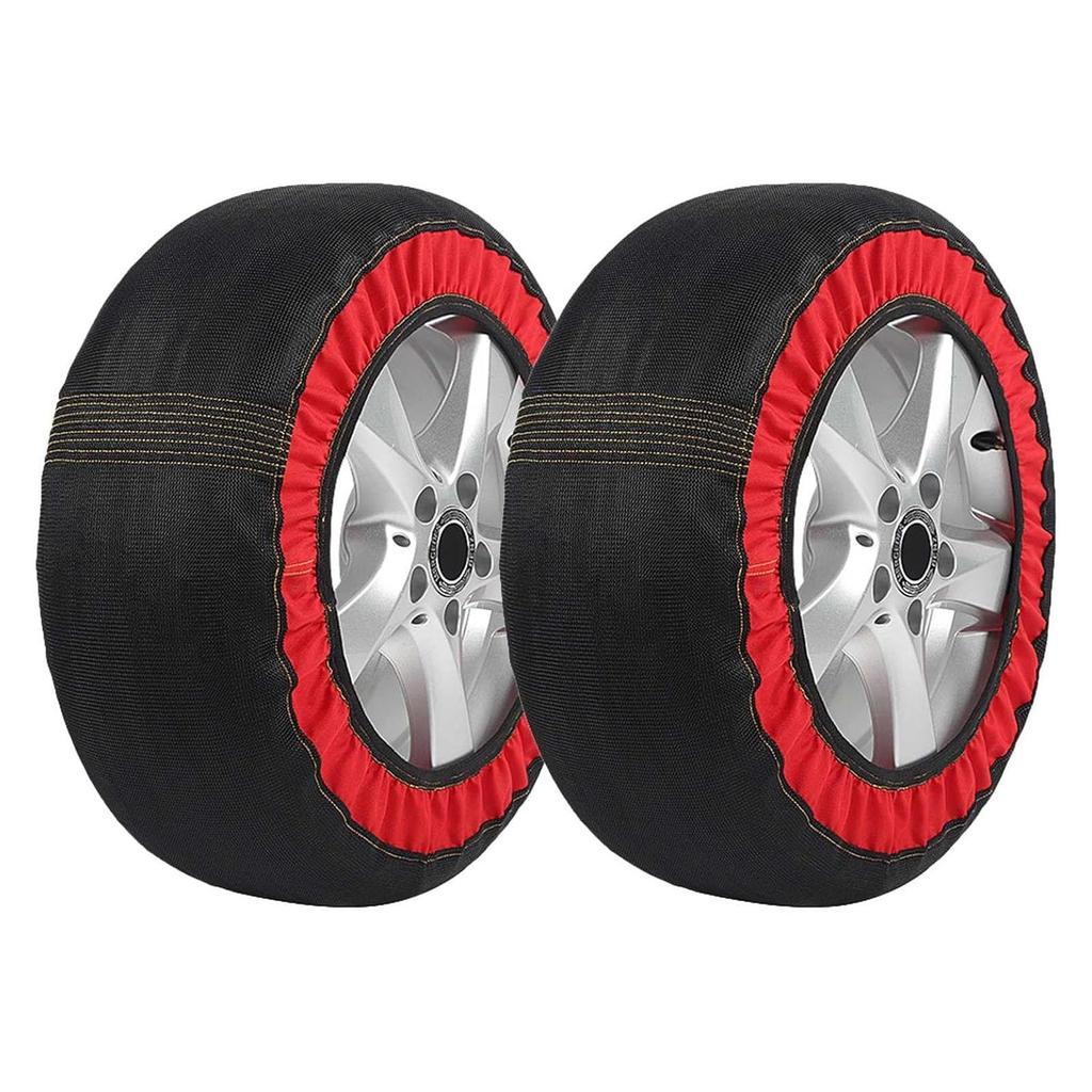 HXNXSY Schneeketten, Stoffketten, Reifensocken, 2er-Set, Leichtgewicht, Schneeketten, Winter