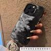 Black wave colored silver case for Apple 16/15/14 Pro mobile phone case 15promax13/12/11X new