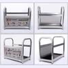 Stainless Steel Fire Extinguisher Stand (Holds 2 Units)