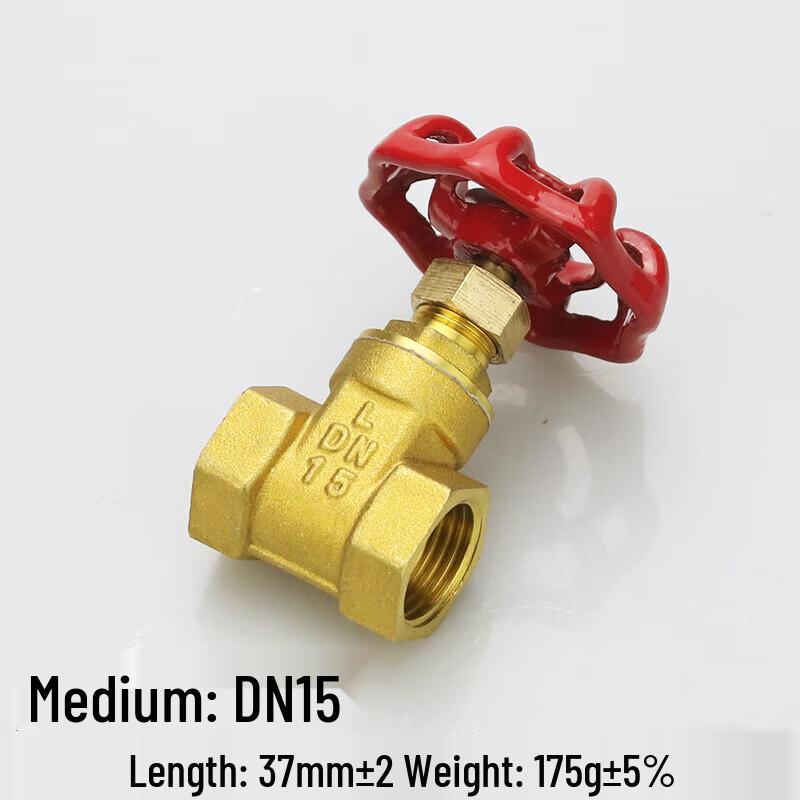 WMN DN15 Brass Gate Valve