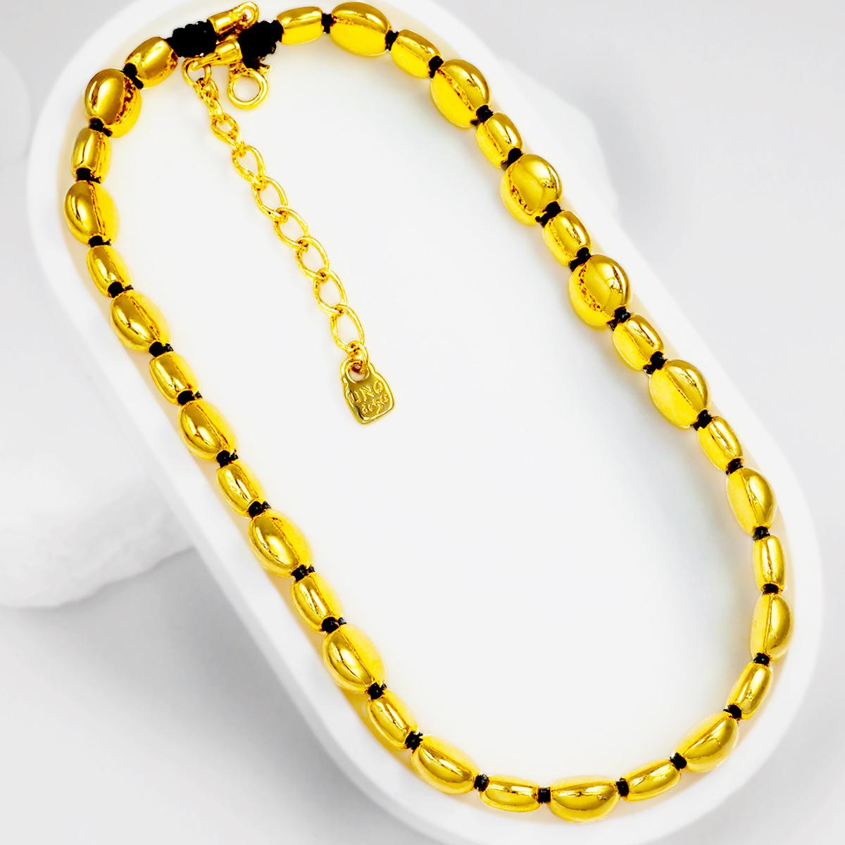 Cross Jewelry Spain UNOde50 Handmade Hip Hop Beaded Leather Necklace for Men & Women - Party Banquet